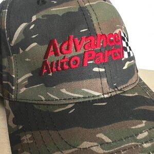 Advance Auto Parts Tiger Stripe Camo Baseball Hat Adjustable Embroidered Logo
